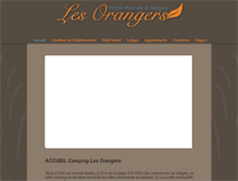 Tablet Screenshot of camping-lesorangers.com